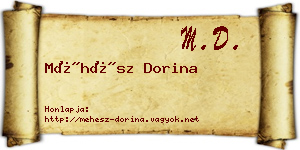 Méhész Dorina névjegykártya